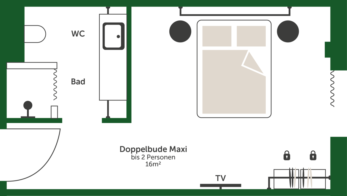 Superbude Hotel Hamburg St Pauli Interior Grundriss Doppelbude Maxi Superbude Hotel Hamburg St Pauli Interior Grundriss Doppelbude Maxi