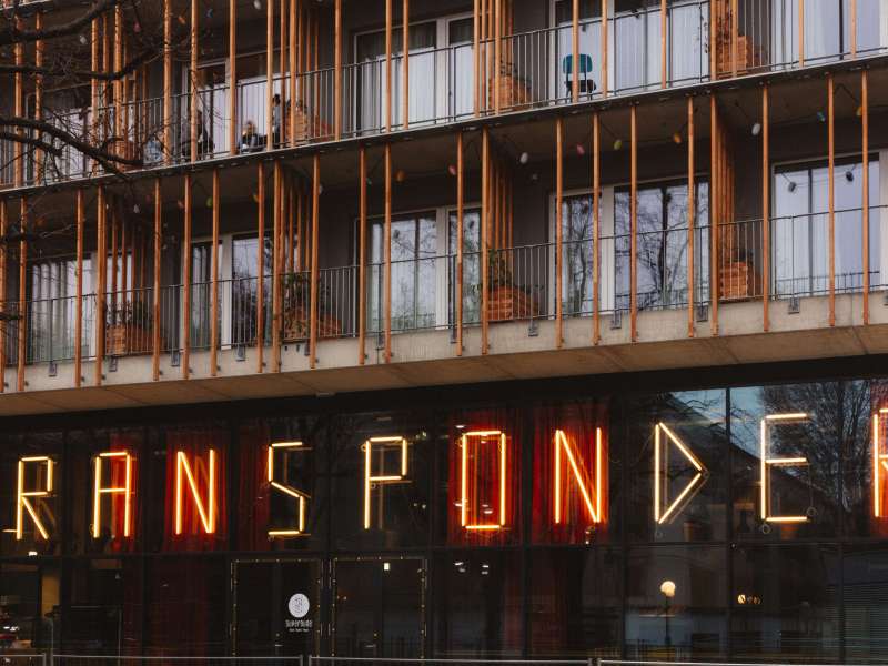 The versatile event location Transponder in the Superbude at the Vienna Prater.